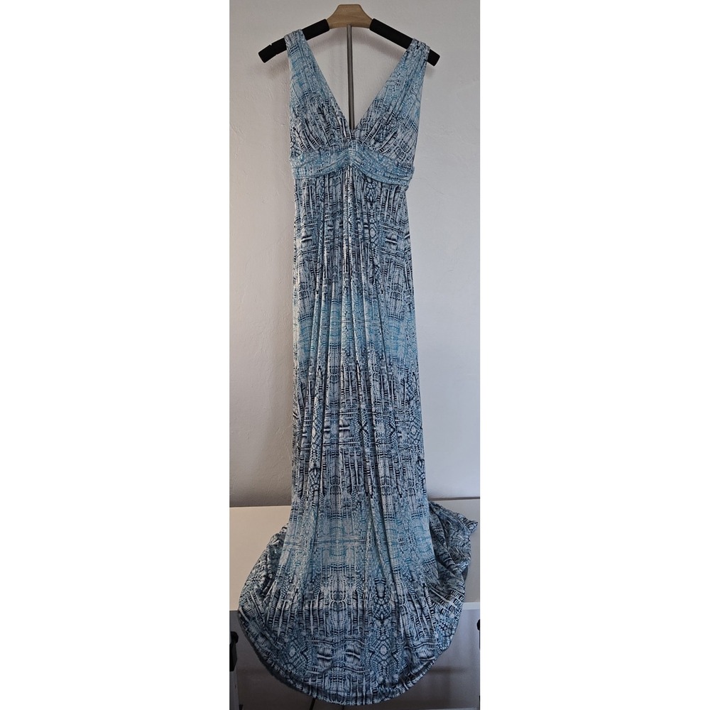 Tart Women's‎ V Neck Stretchy Maxi Dress Size Small -245